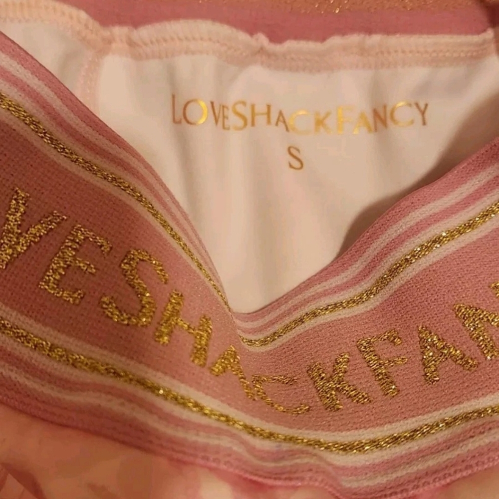 Love Shack Fancy Balbino Short Skort in Pink Ivy S NWT - Picture 9 of 10